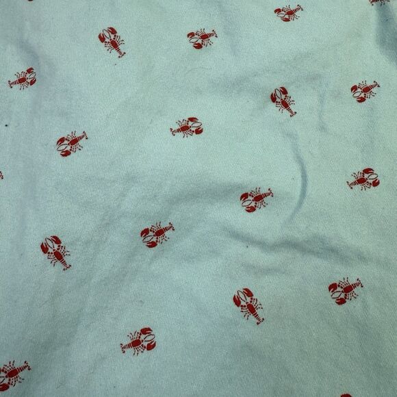 Carbon Shorts Freedom Flex Mens Sz 34 Blue Lobster/Crawfish Flat Front Chino - Picture 3 of 14